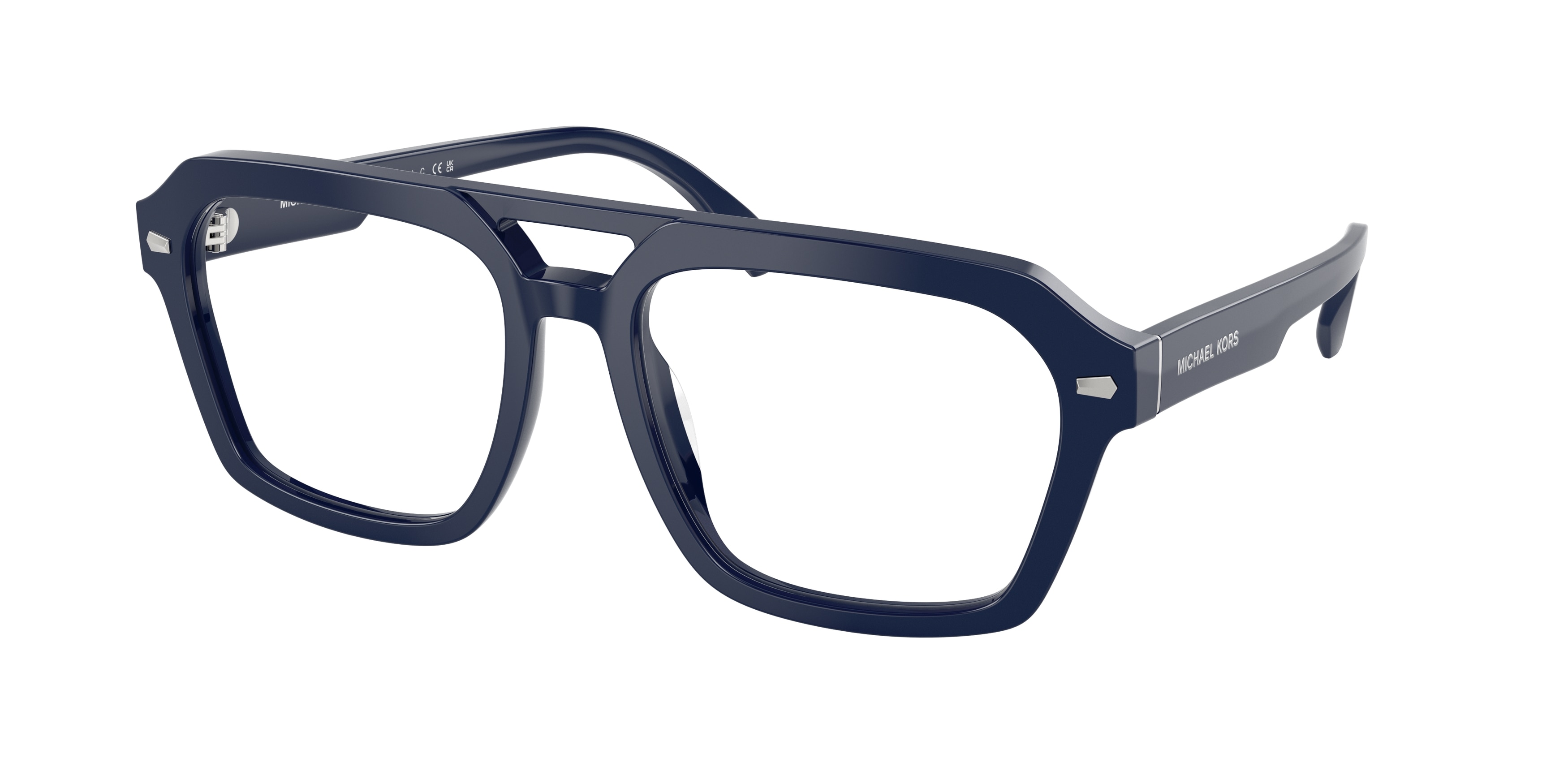 Michael Kors Man MK4126 SEAVIEW 4009 Vista frames Acetate Blue Transparent Pilot Normal-image